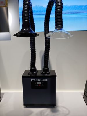 ডাবল সাকশন আর্মস সহ লাইটওয়েট 200W সোল্ডার ফিউম এক্সট্র্যাক্টর