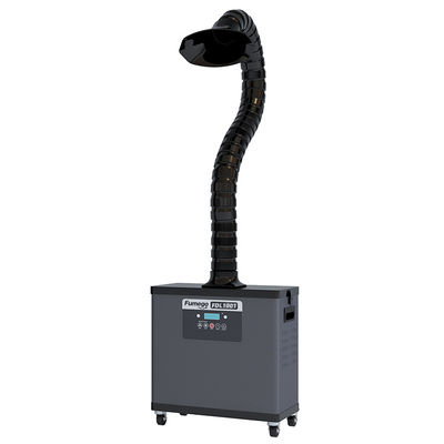 FCC 80W লেজার মার্কিং ফিউম এক্সট্রাক্টর 250 M3/H 3 লেয়ার ফিল্টার সহ