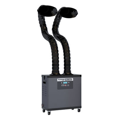 200 W লেজার সোল্ডারিং ফিউম এক্সট্রাক্টর 55 DB 2 সাকশন পাইপ সহ